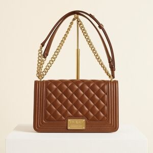 Bebe Quilted Shoulder/Crossbody Bag